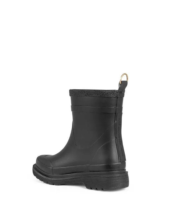 Short Rubber Boots Black