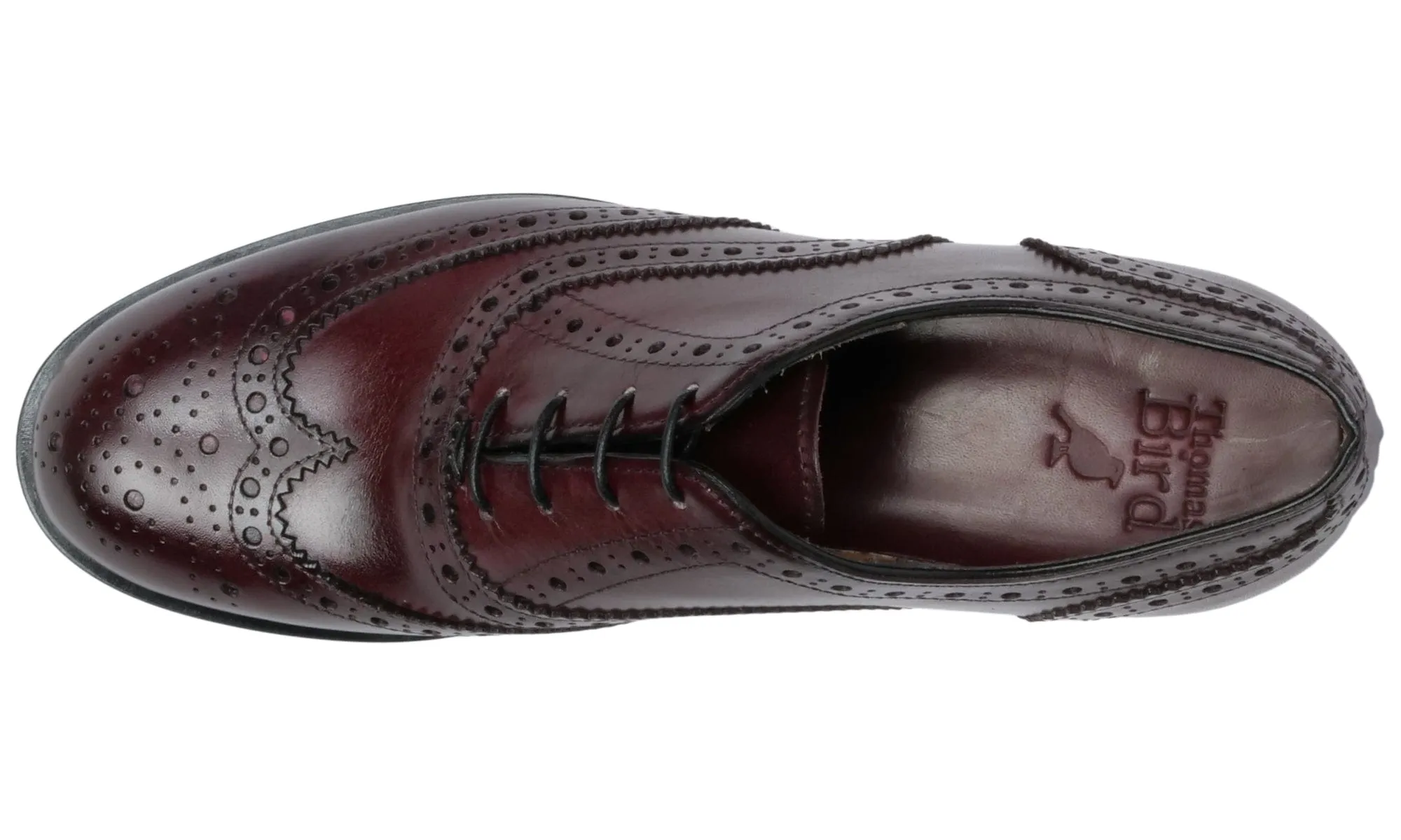 Siena Wingtip Oxford Brogue Oxblood