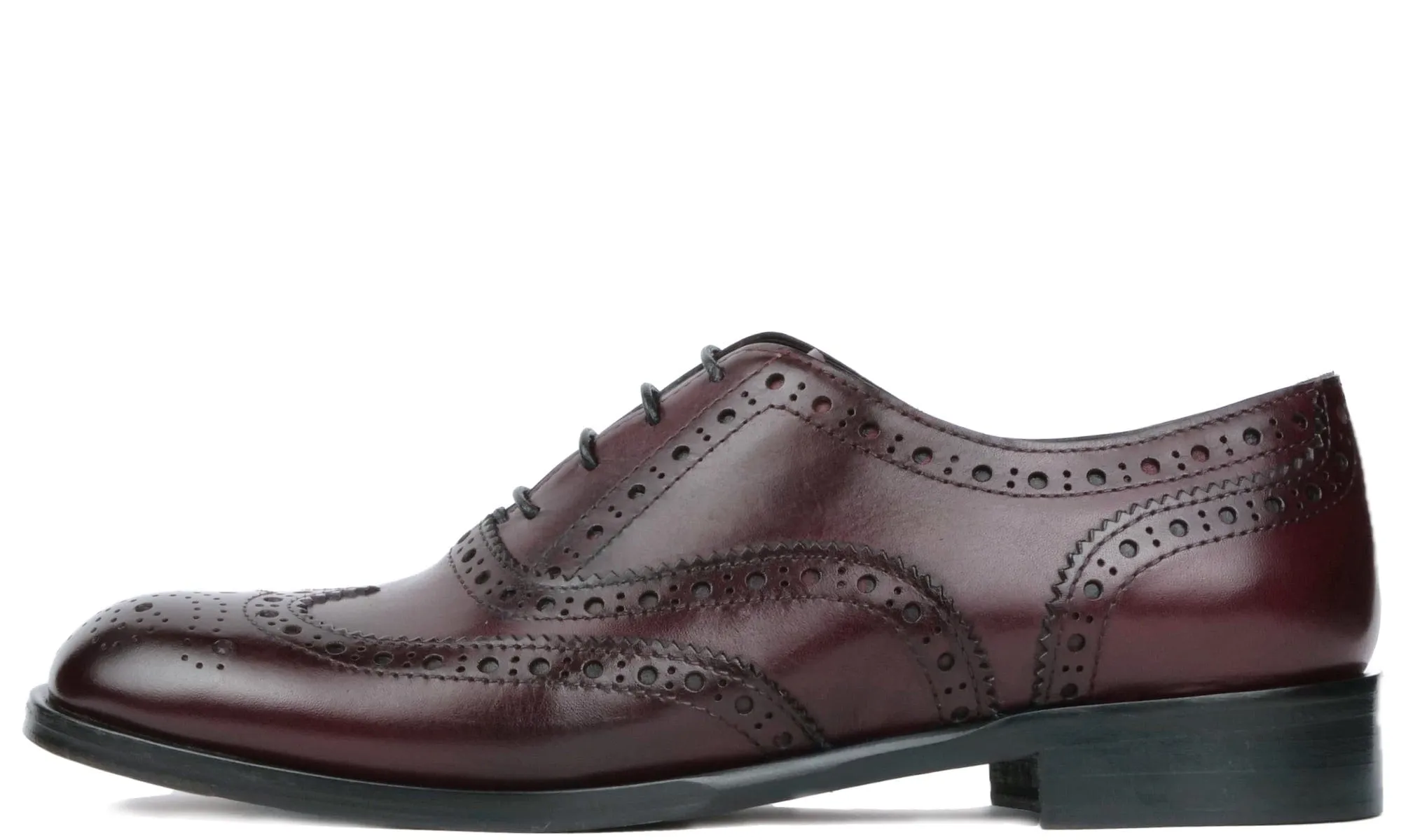 Siena Wingtip Oxford Brogue Oxblood