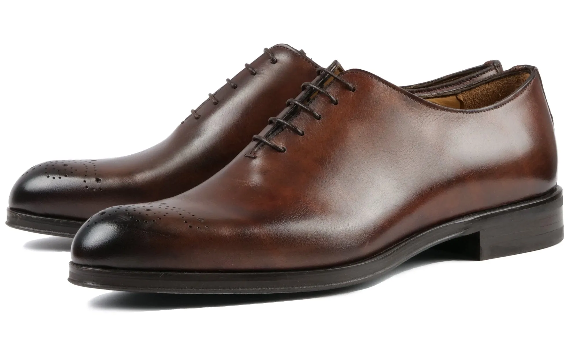 Soho Wholecut Oxford Brogue Brown