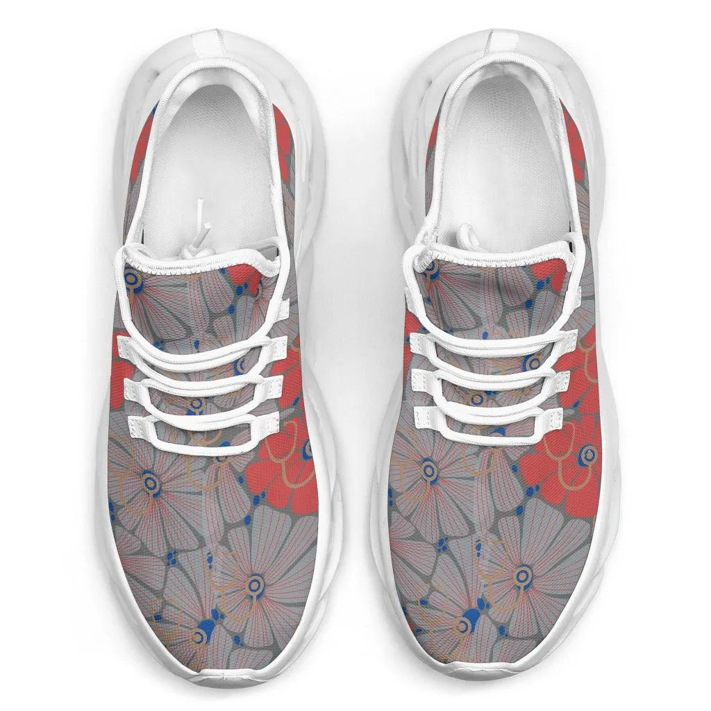 Stethoscope floral sneakers