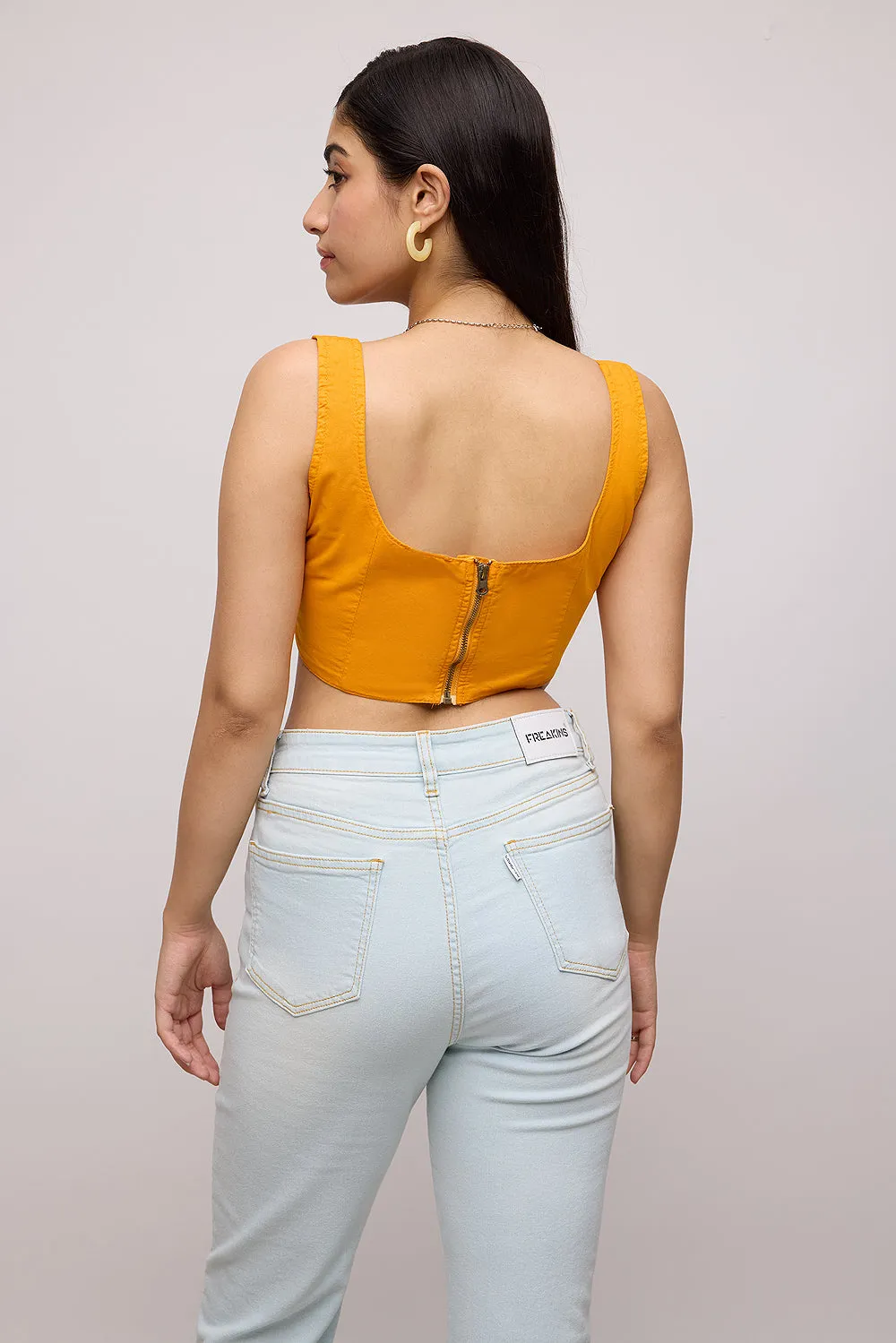 Sunset Spice Corset Top