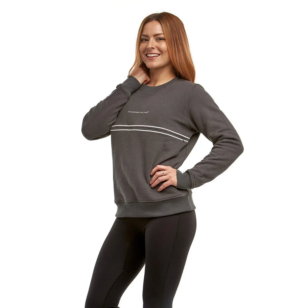 The ‘FEED BETWEEN THE LINES™’ Nursing Sweatshirt