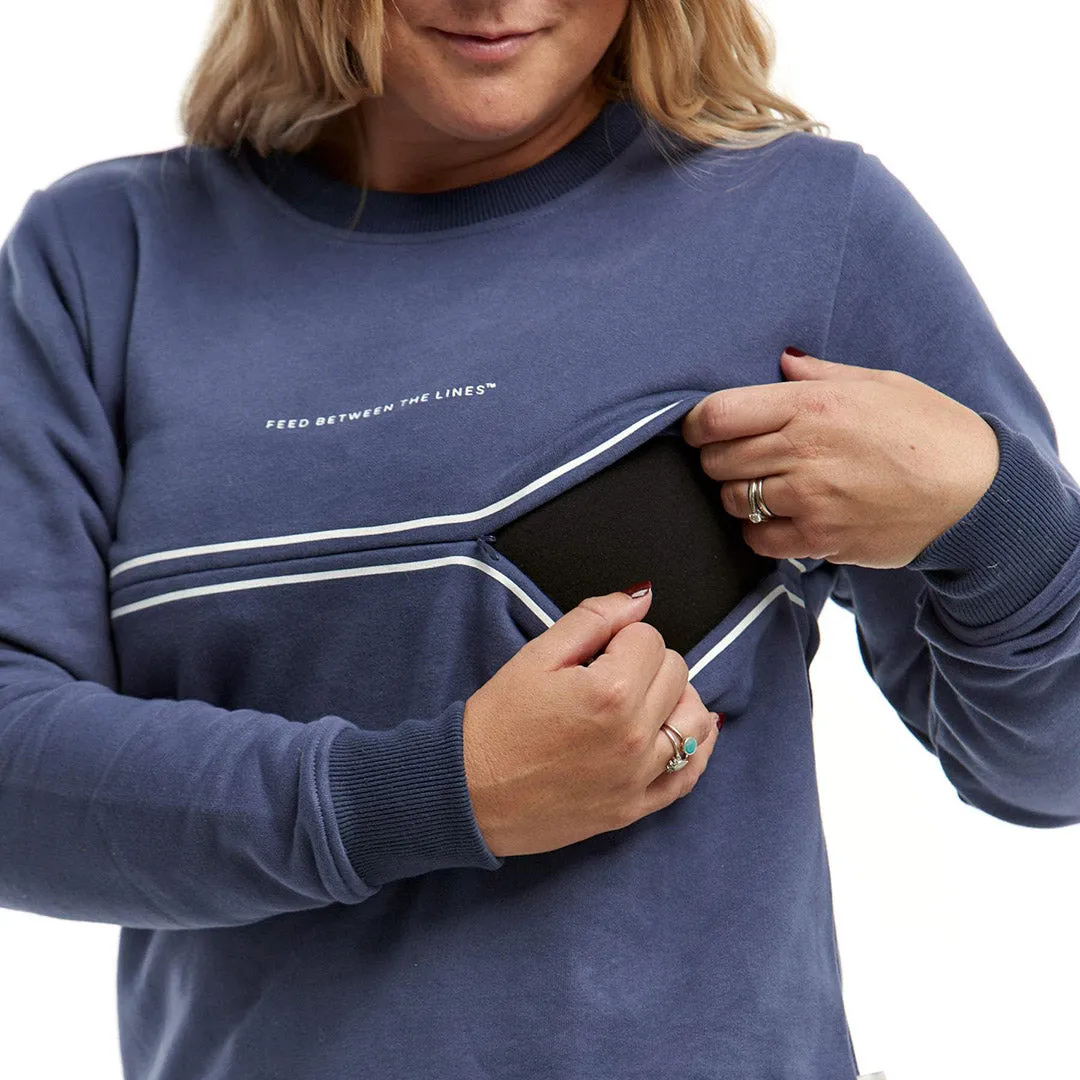 The ‘FEED BETWEEN THE LINES™’ Nursing Sweatshirt