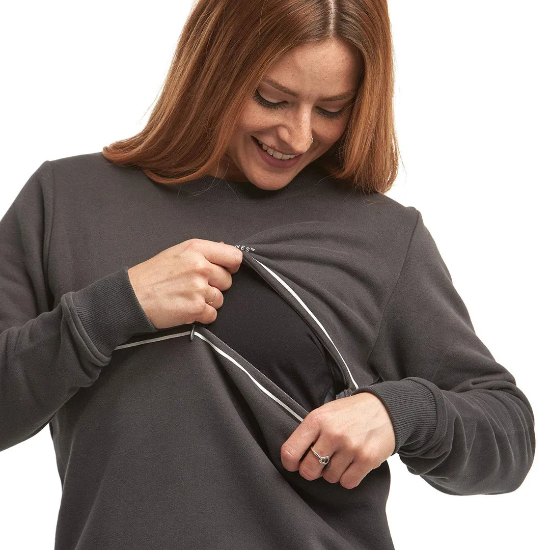 The ‘FEED BETWEEN THE LINES™’ Nursing Sweatshirt