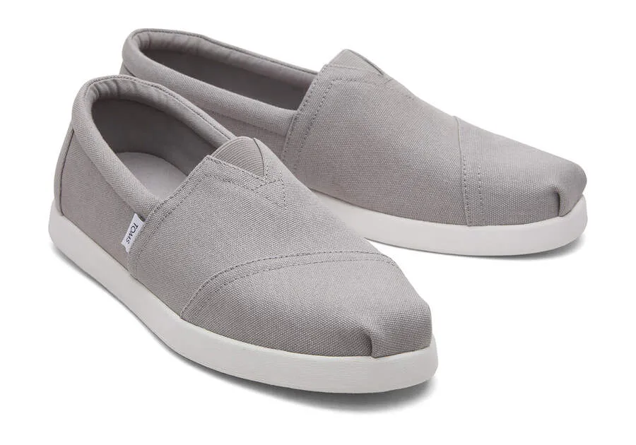 Toms Men Alp Fwd Drizzle Grey Recycled Cotton Canvas