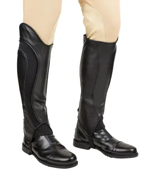 TuffRider Men's Derby Leather Half Chaps