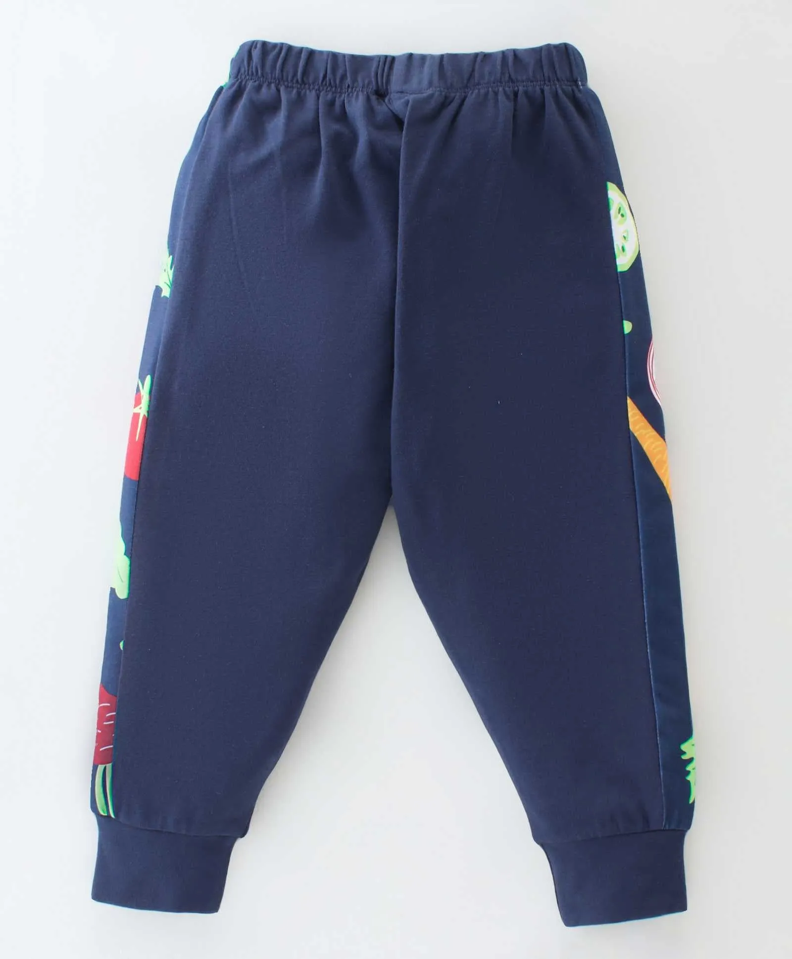 Veggies Printed Sweatshirt Jogger Set