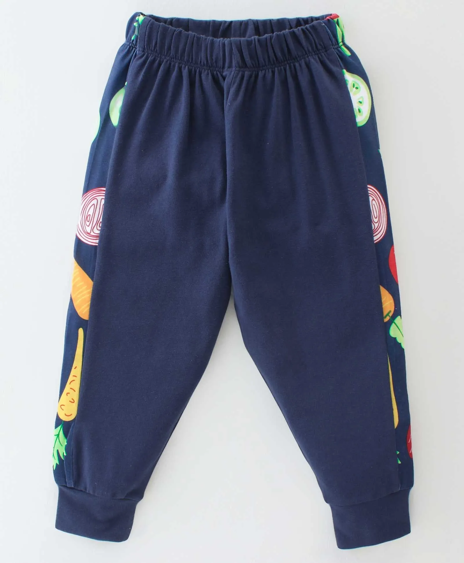 Veggies Printed Sweatshirt Jogger Set