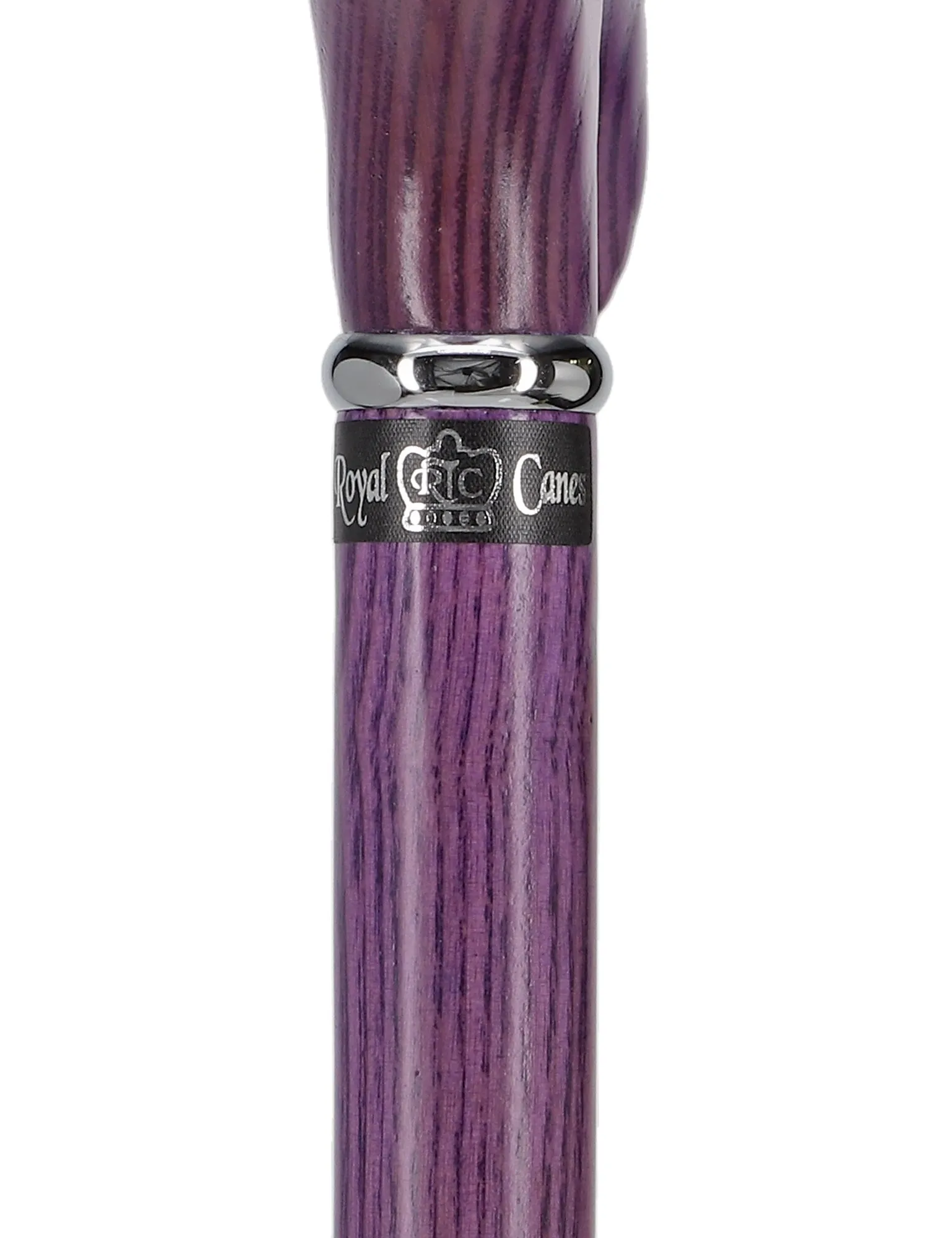 Vivid Purple Derby Cane with Premium Ash Wood Shaft