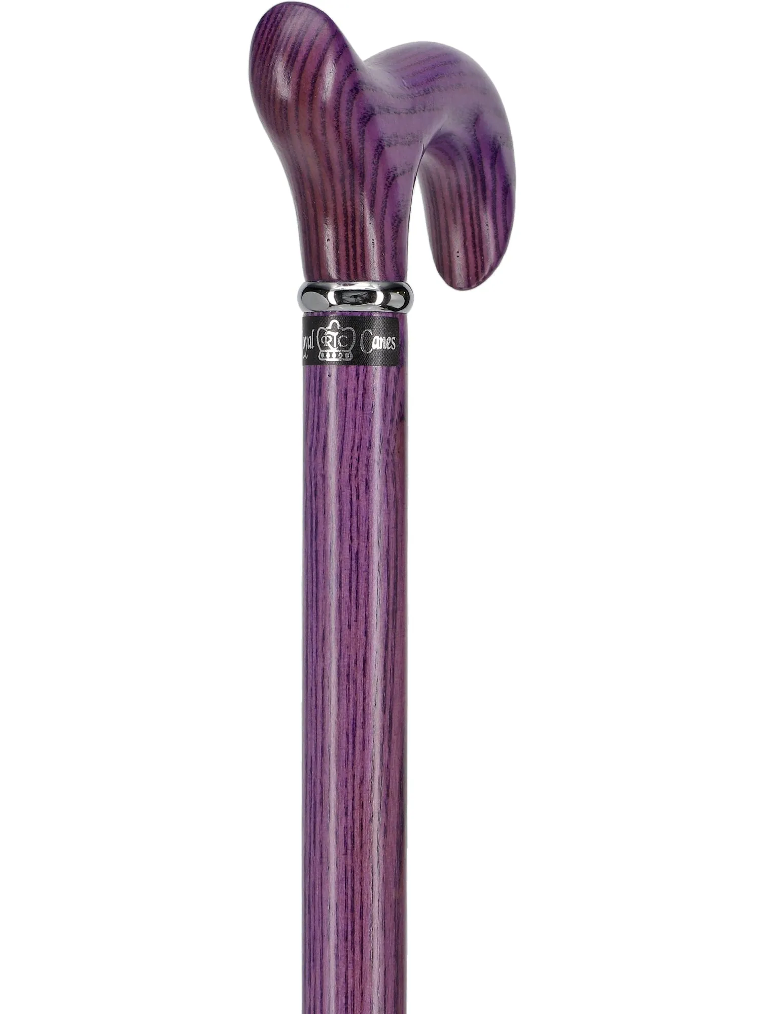 Vivid Purple Derby Cane with Premium Ash Wood Shaft