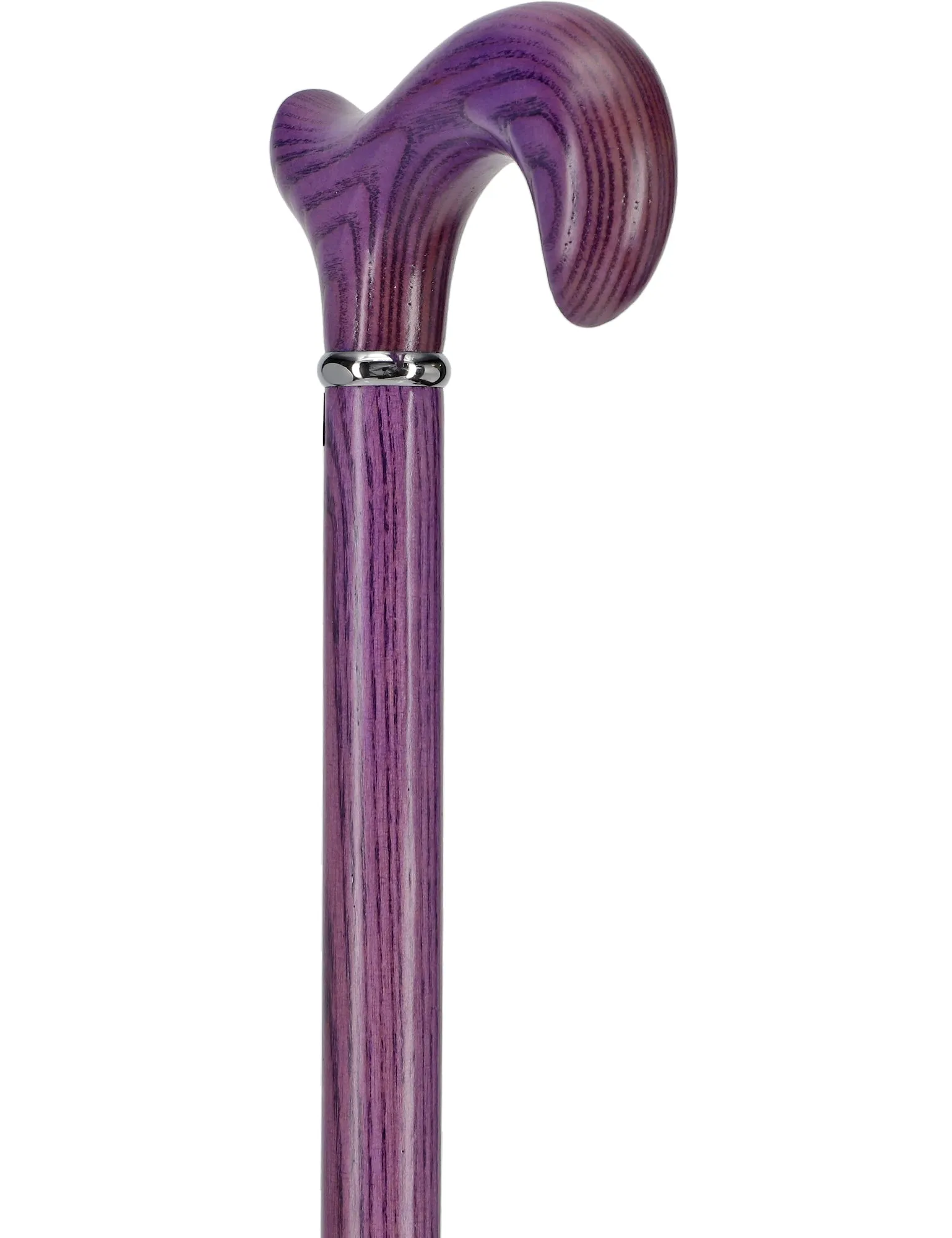 Vivid Purple Derby Cane with Premium Ash Wood Shaft