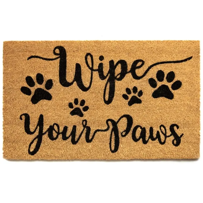 Wipe Your Paws Coir Mat