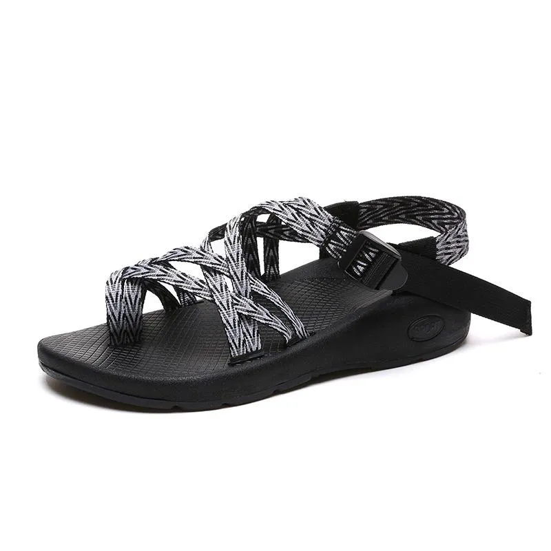 Women wedge heel comfortable criss cross ankle strap sandals